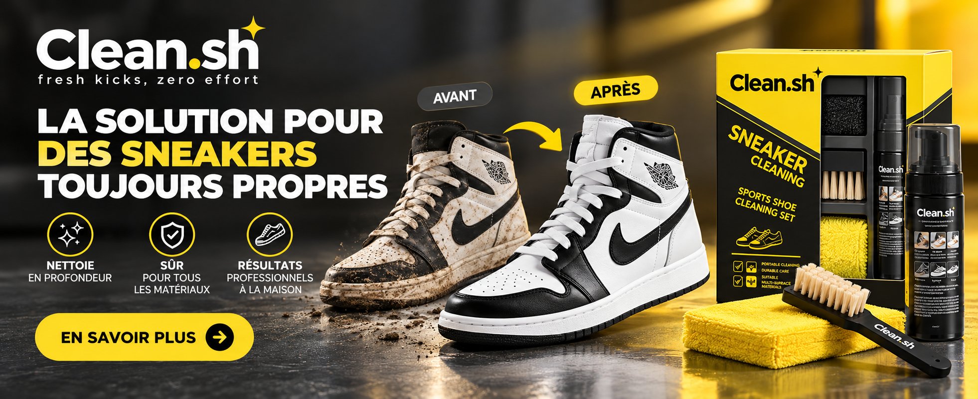Clean.sh – la solution pour des sneakers toujours propres